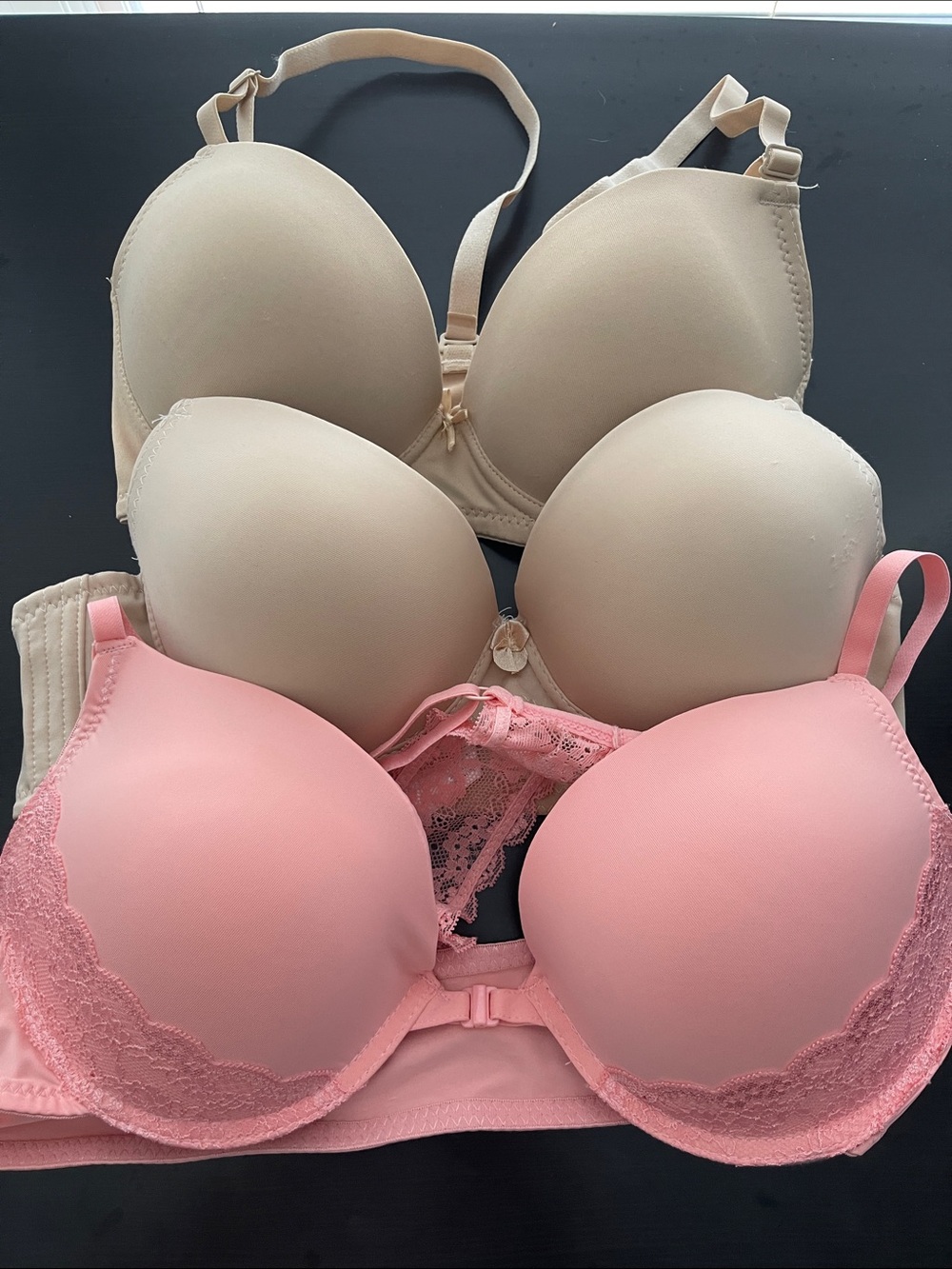 Raffiné women's Bra Push Up 3 Pairs Strapless Bra